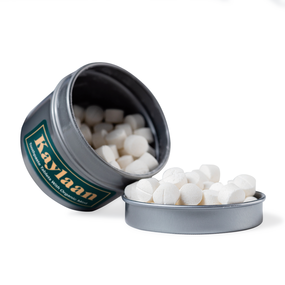 Toothpaste tablets with organic mint the studio on block island by